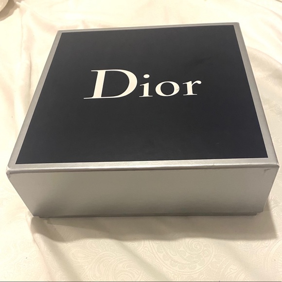 NEW DIOR CLASSIC GIFT BOX NAVY STORAGE DECOR - Picture 4 of 8